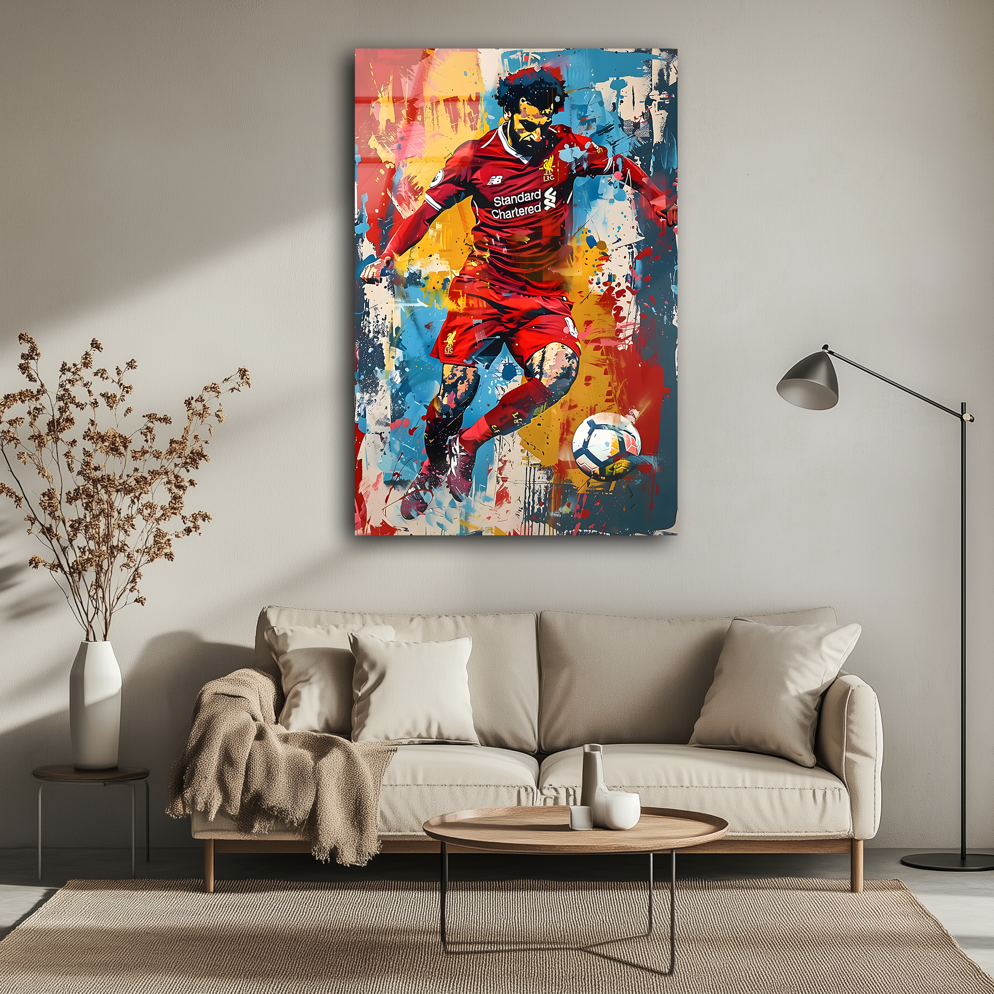 Mohamed Salah | Premium HD Metal Wall Art
