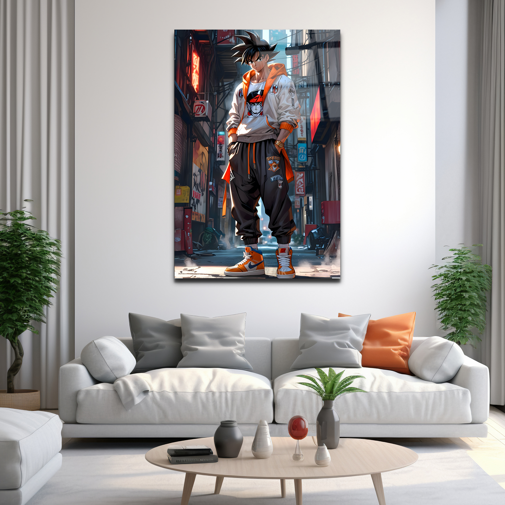 Goku: The Legendary Saiyan Warrior | Premium HD Metal Wall Art