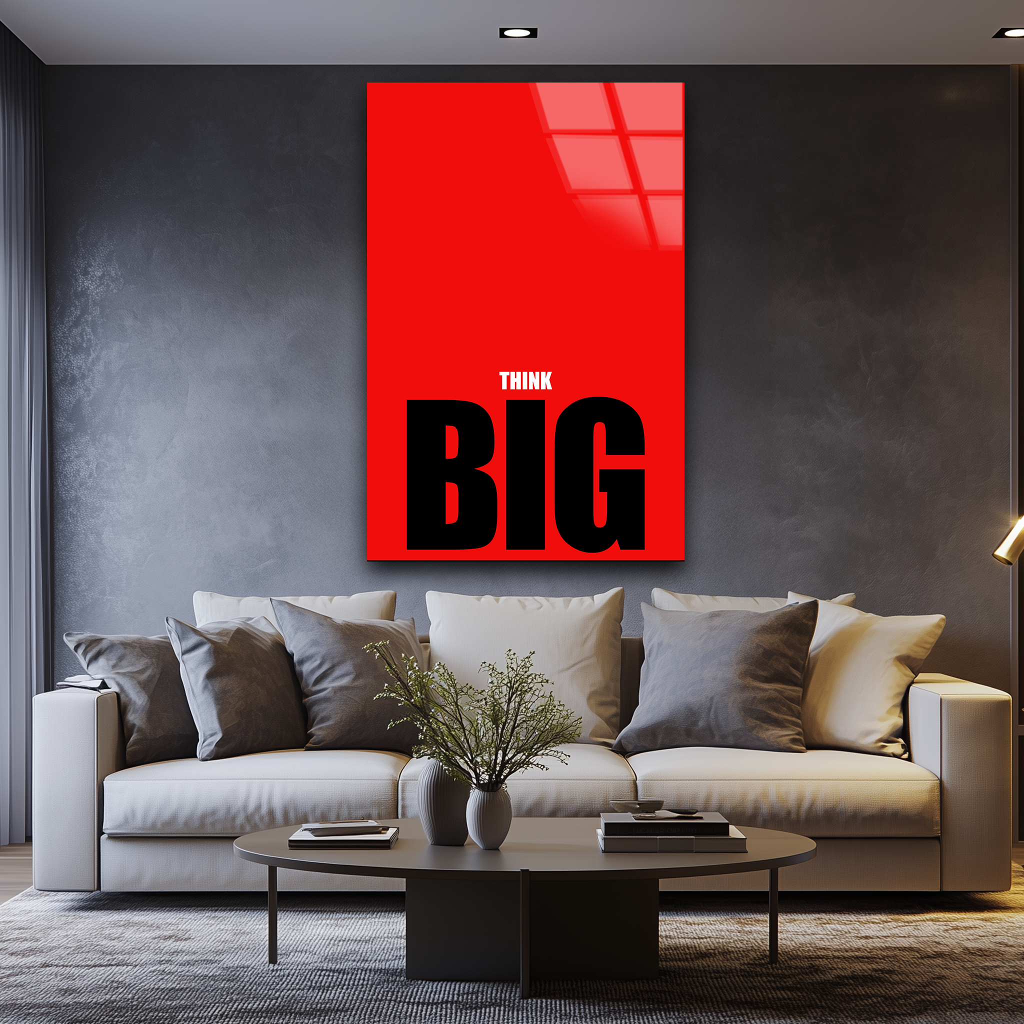 Think Big | Premium HD Metal Wall Art