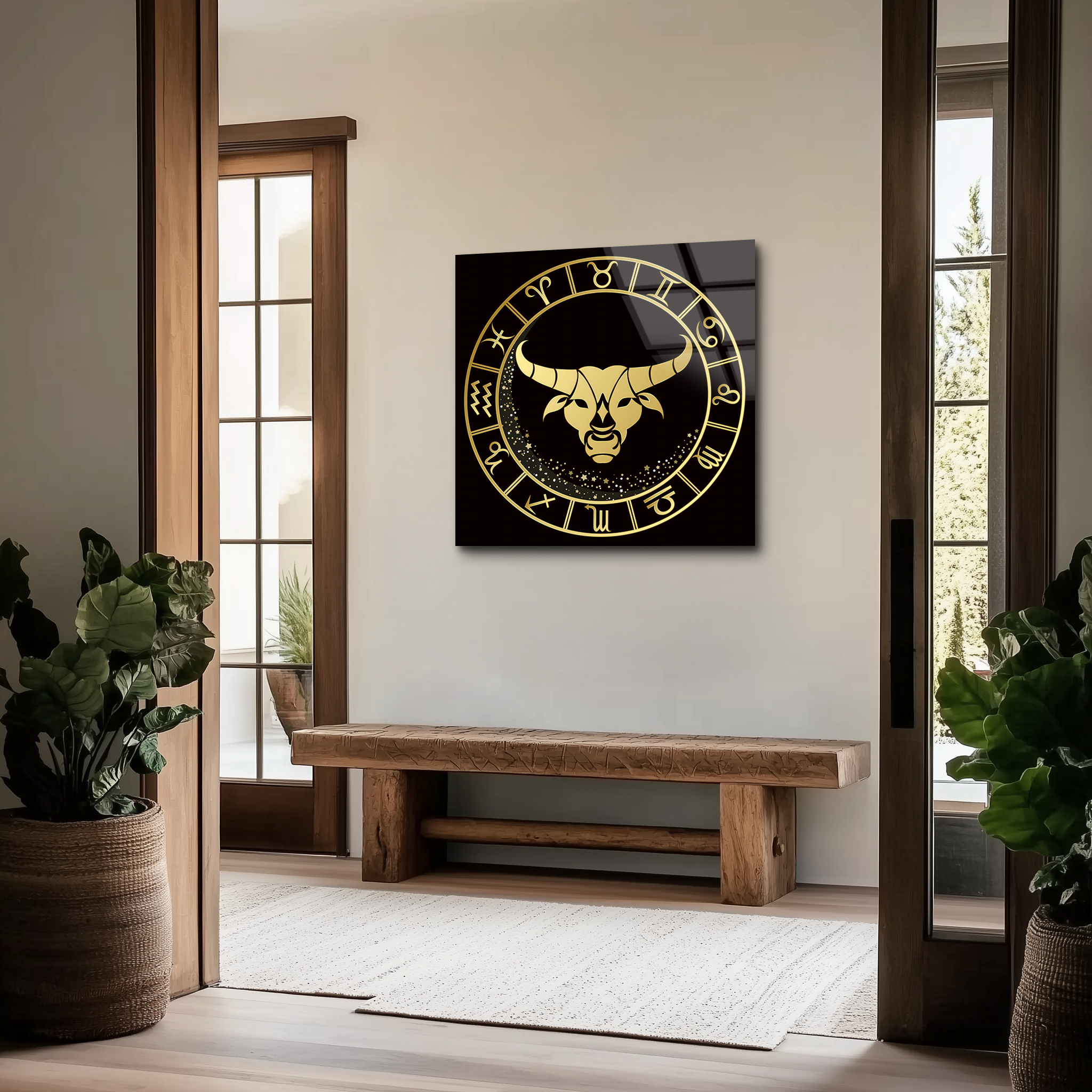 Taurus Black & Gold | Premium HD Metal Wall Art