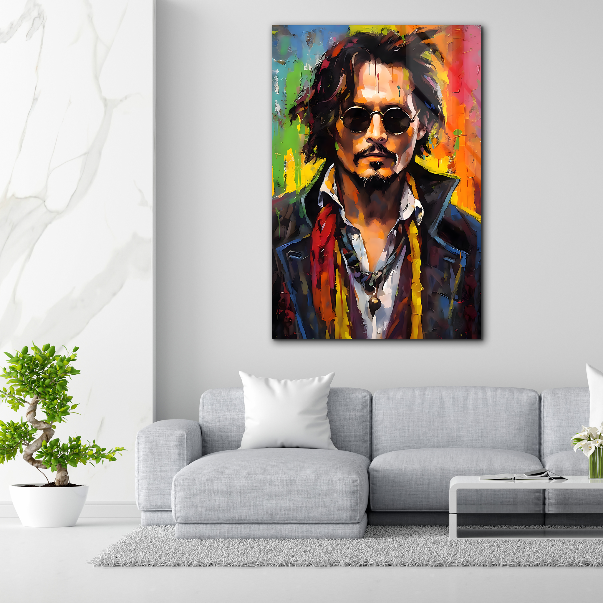 Johnny Depp | Premium HD Metal Wall Art