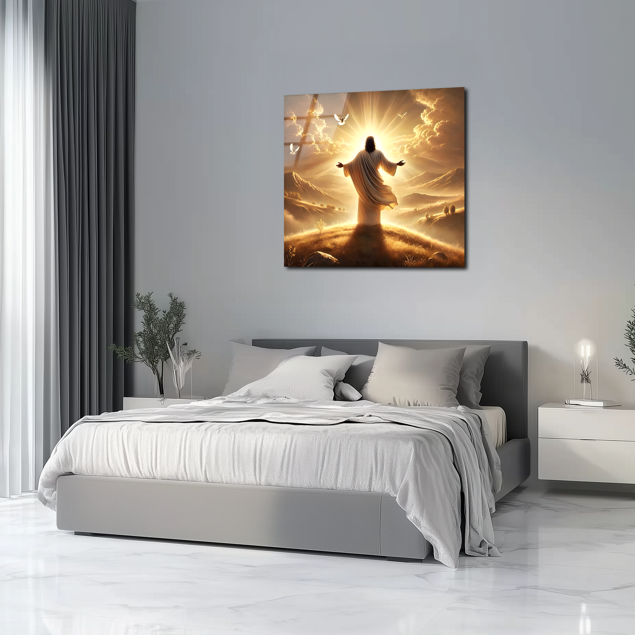 Christ is King | Premium HD Metal Wall Art