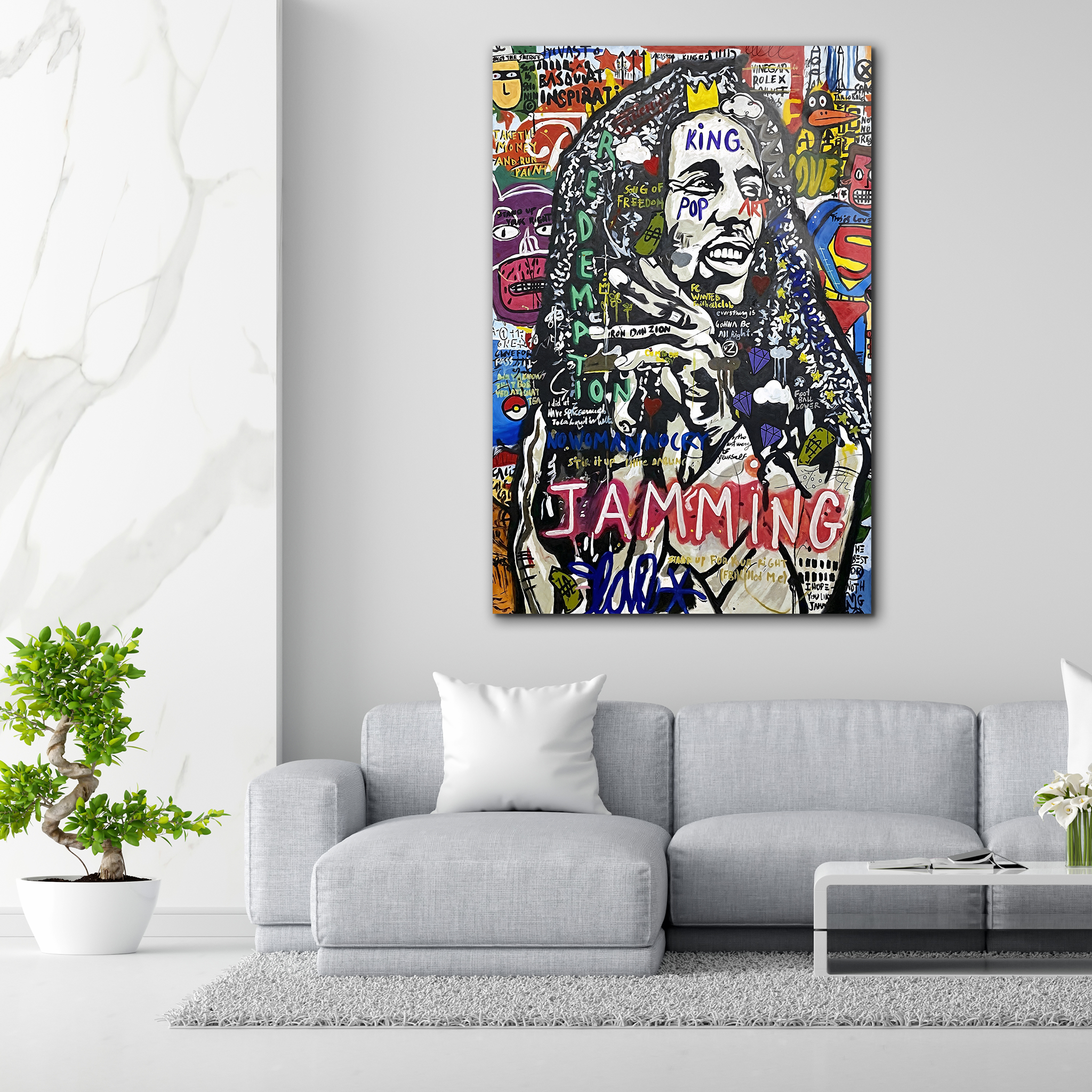 Bob Marley | Premium HD Metal Wall Art