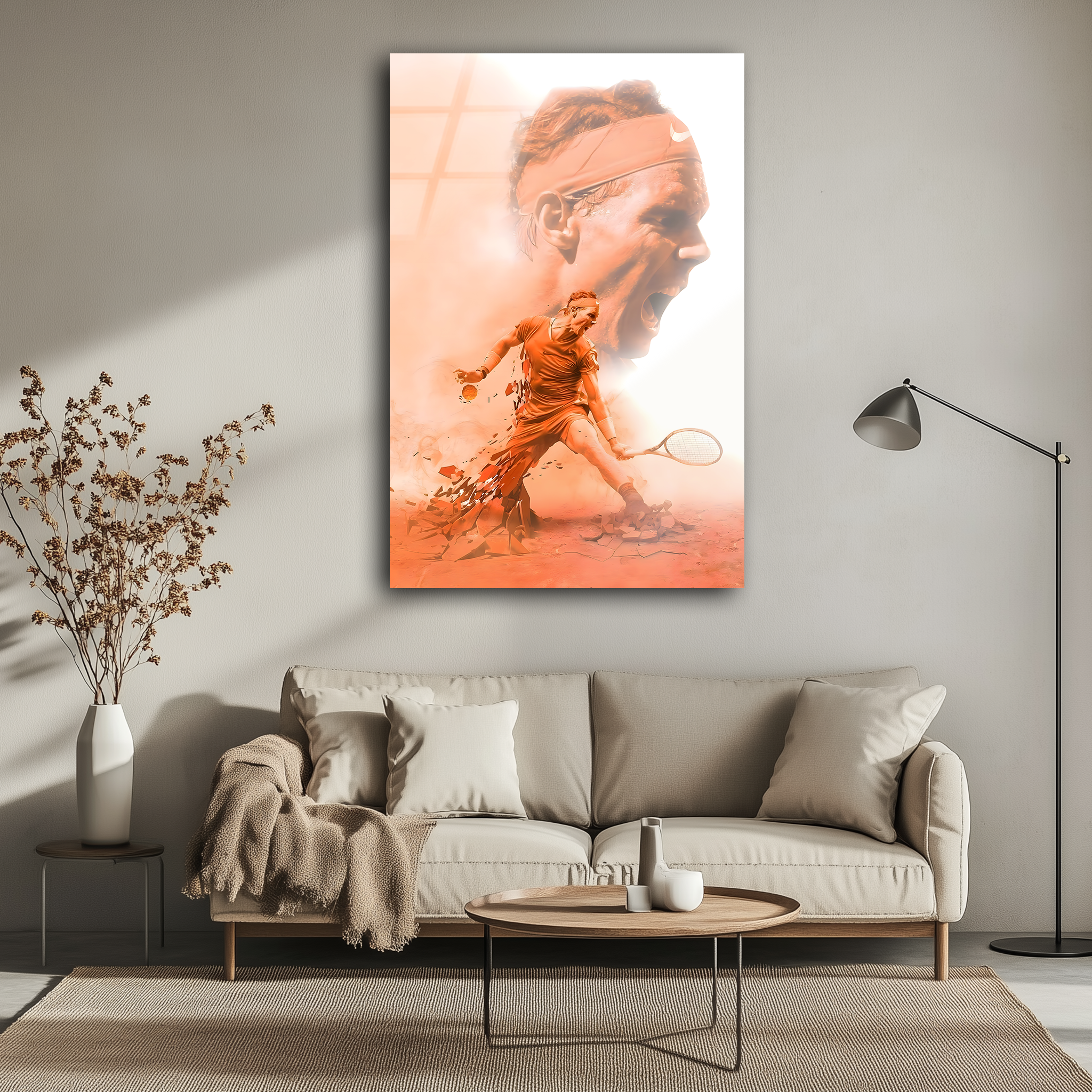 Rafael Nadal | Premium HD Metal Wall Art