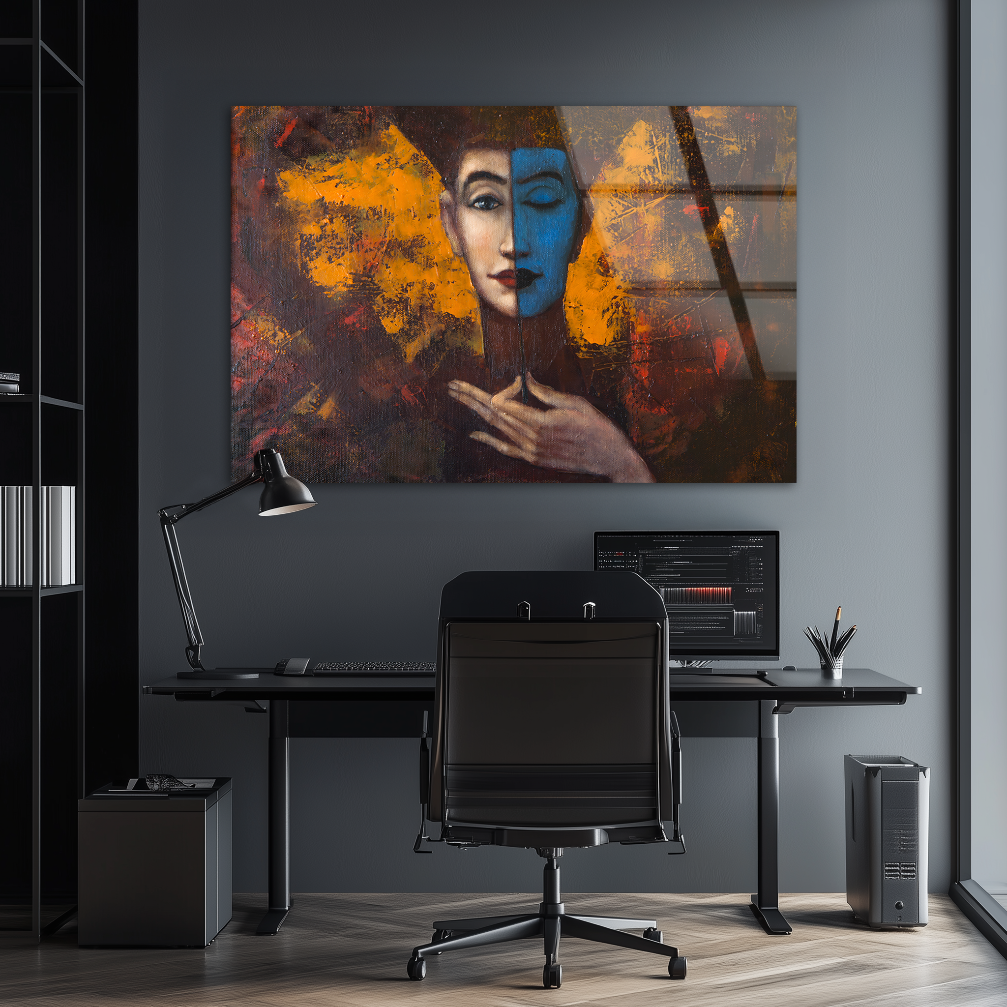 Timeless Beauty Portrait | Premium HD Metal Wall Art