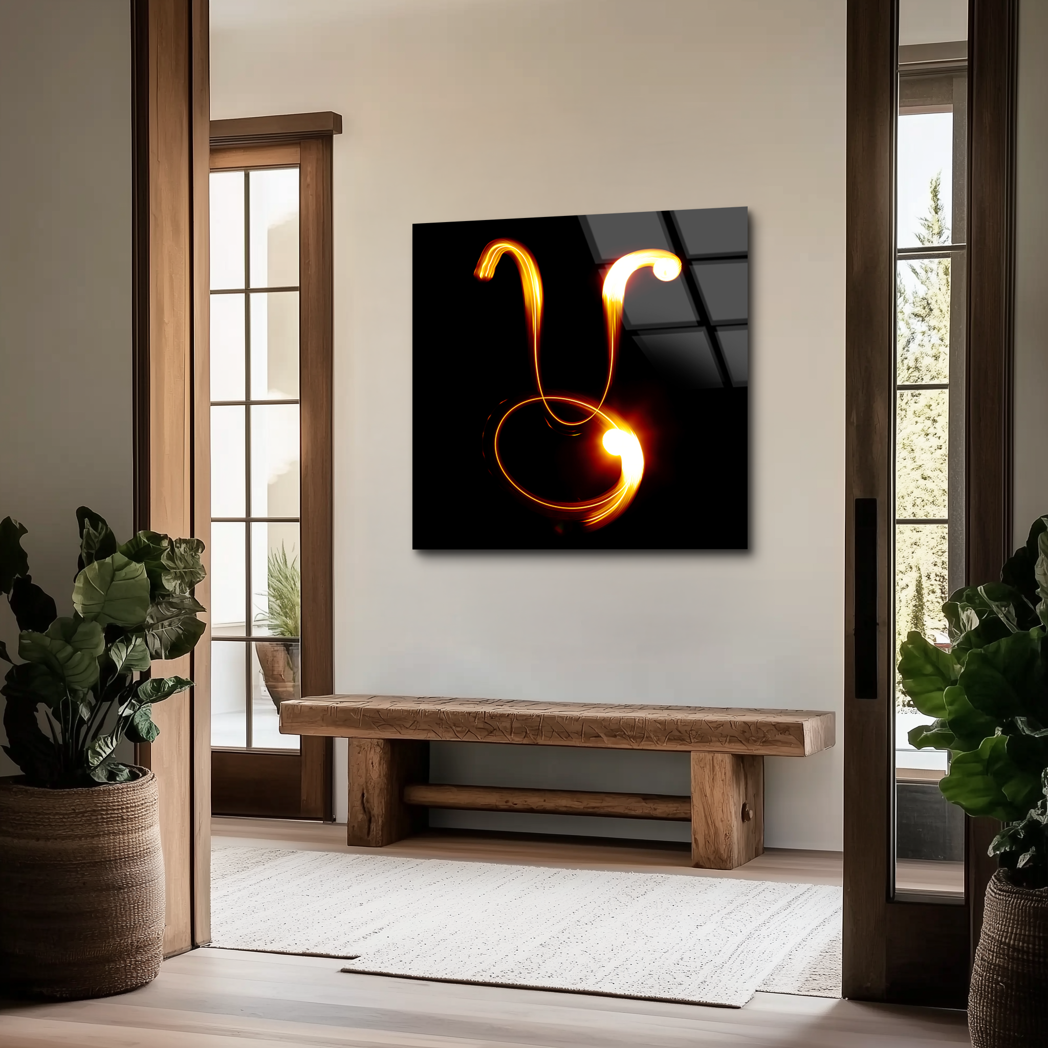 Taurus Zodiac Symbol | Premium HD Metal Wall Art