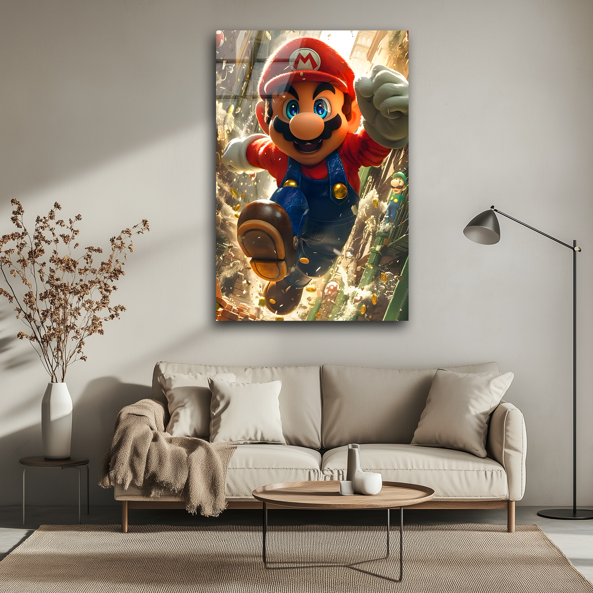 Super Mario | Premium HD Metal Wall Art