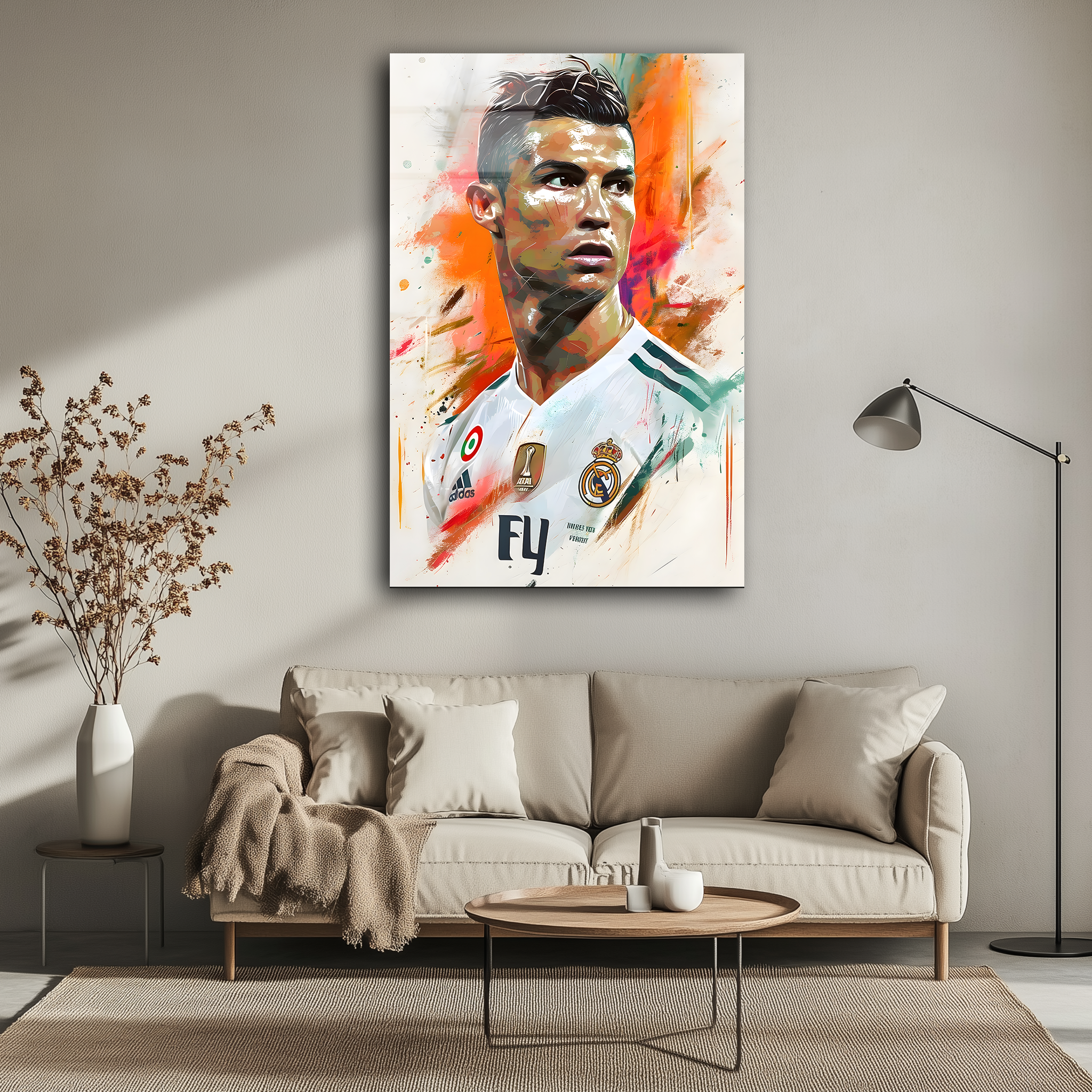 Cristiano Ronaldo | Premium HD Metal Wall Art