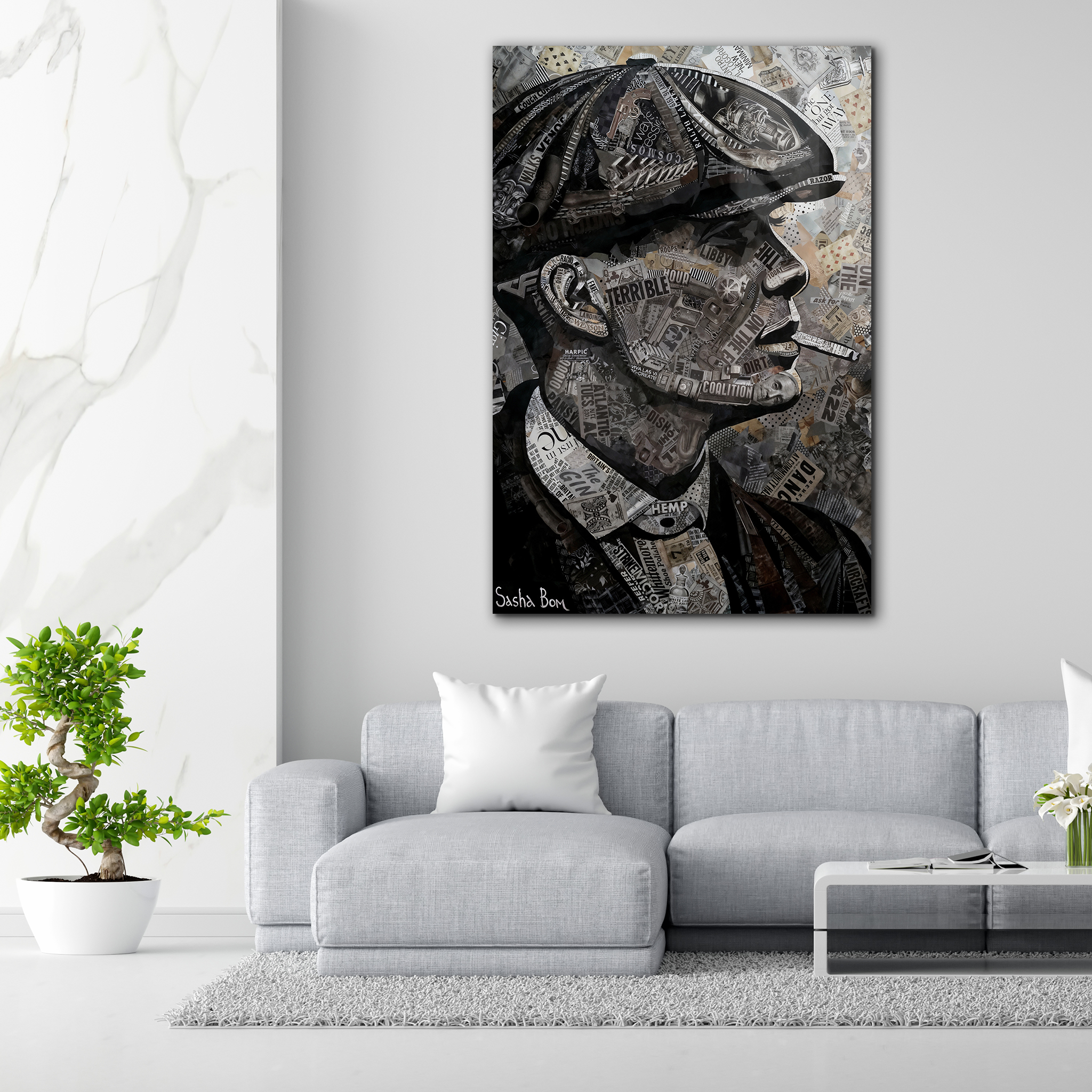 The Shelby Legacy: A Tommy Shelby Portrait | Premium HD Metal Wall Art