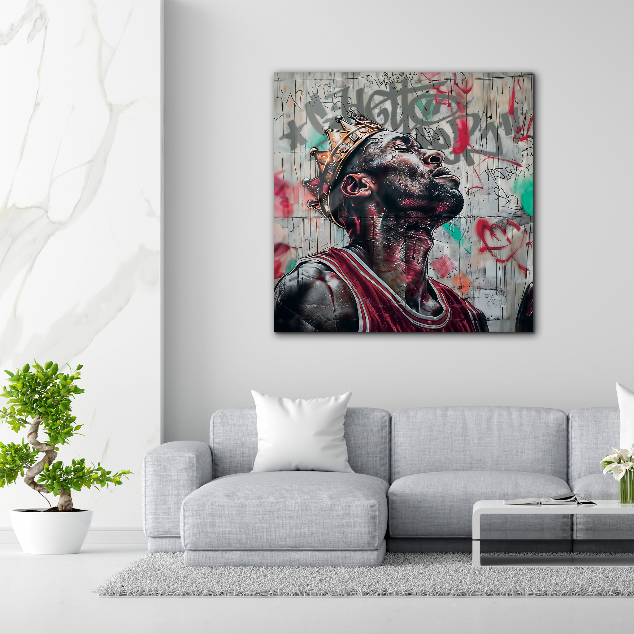 Michael Jordan: The King of Basketball | Premium HD Metal Wall Art