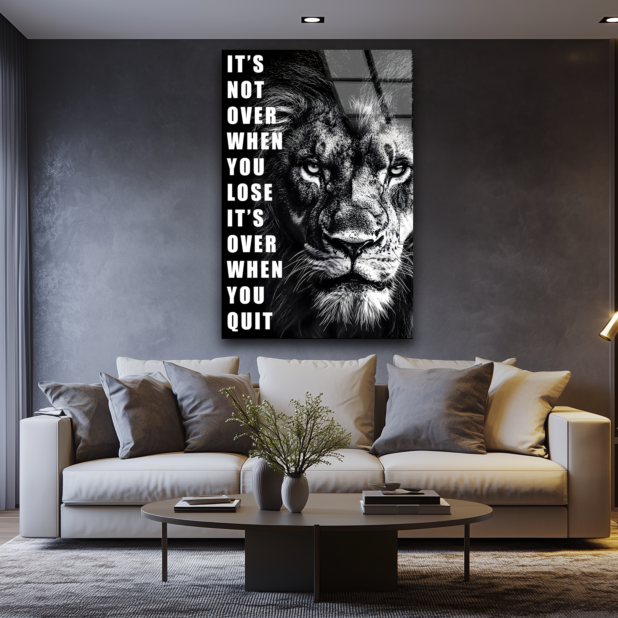 It's Not Over | Premium HD Metal Wall Art