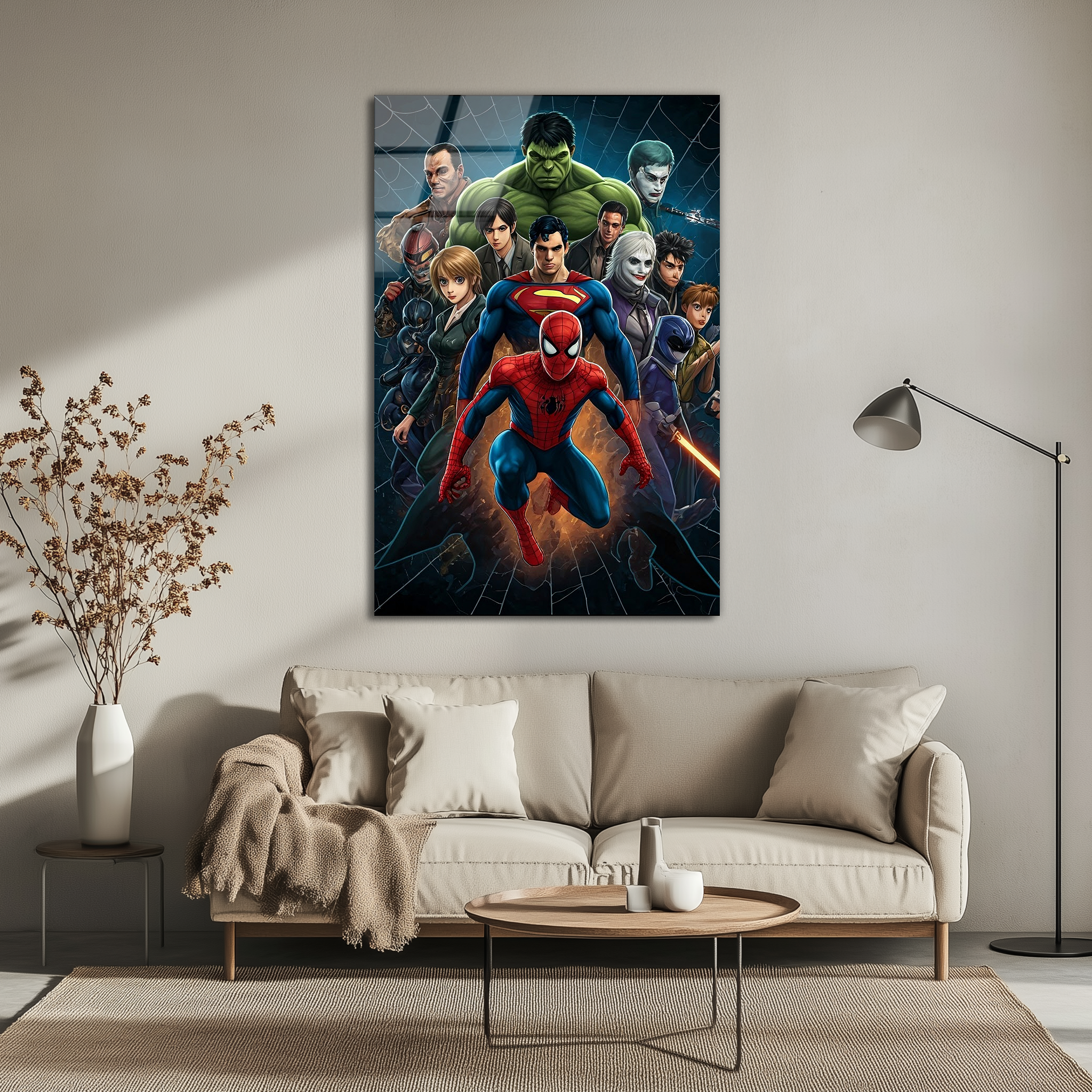 Epic Heroes & Legends | Premium HD Metal Wall Art