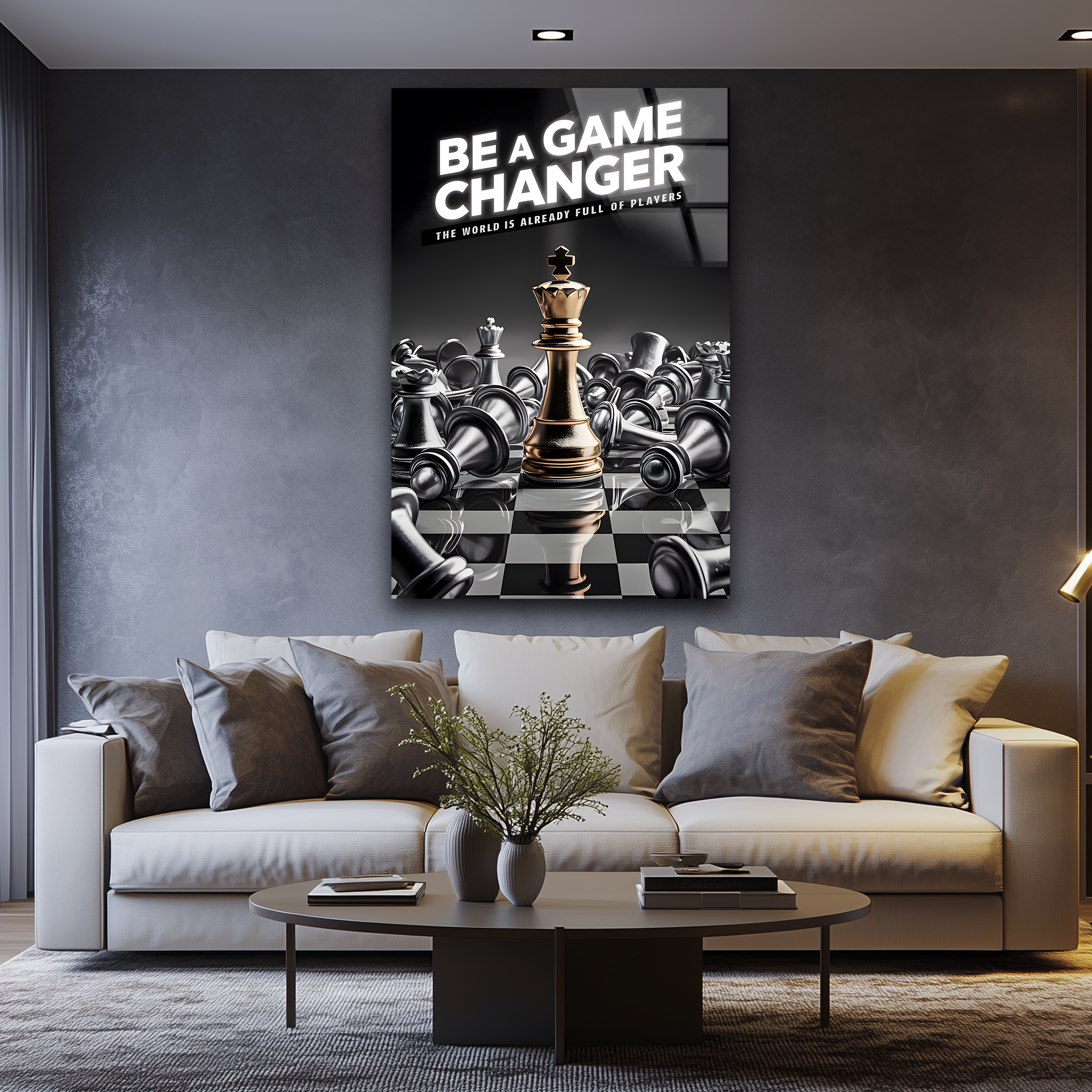 Game Changer | Premium HD Metal Wall Art