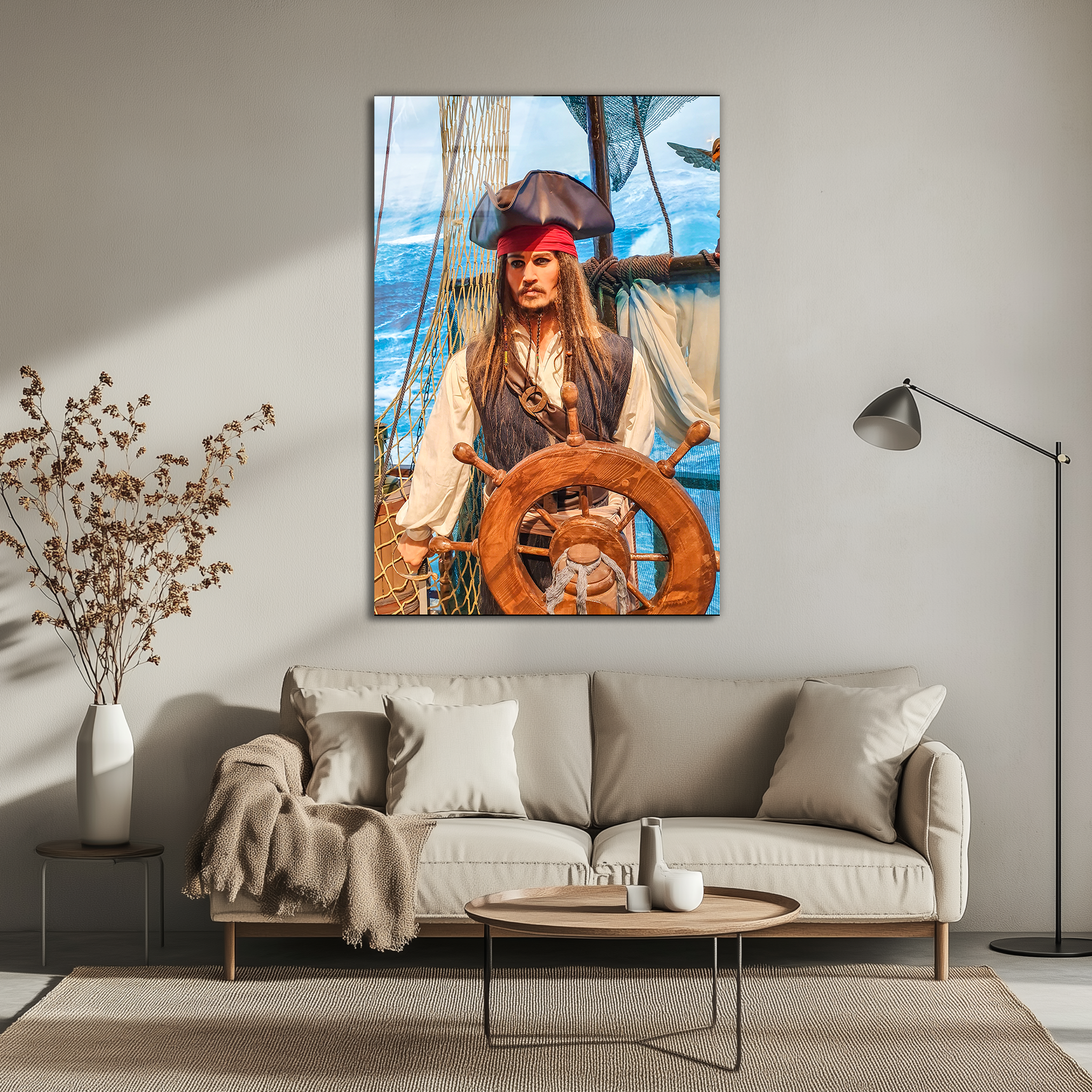 Jack Sparrow | Premium HD Metal Wall Art