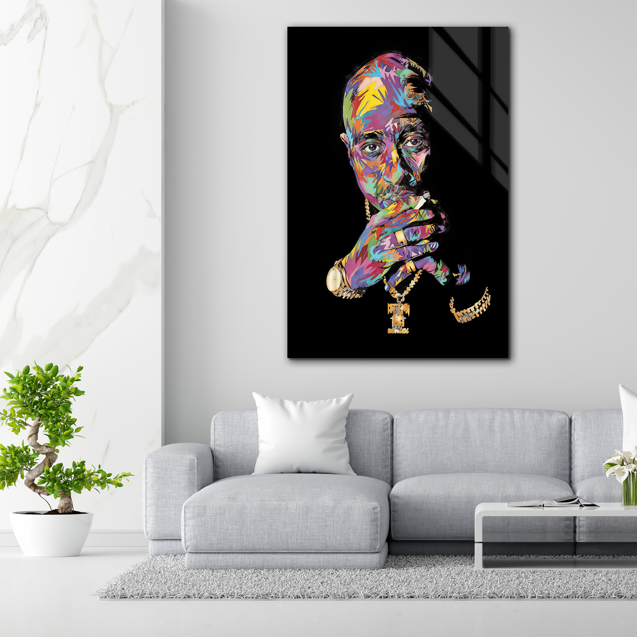 Tupac | Premium HD Metal Wall Art