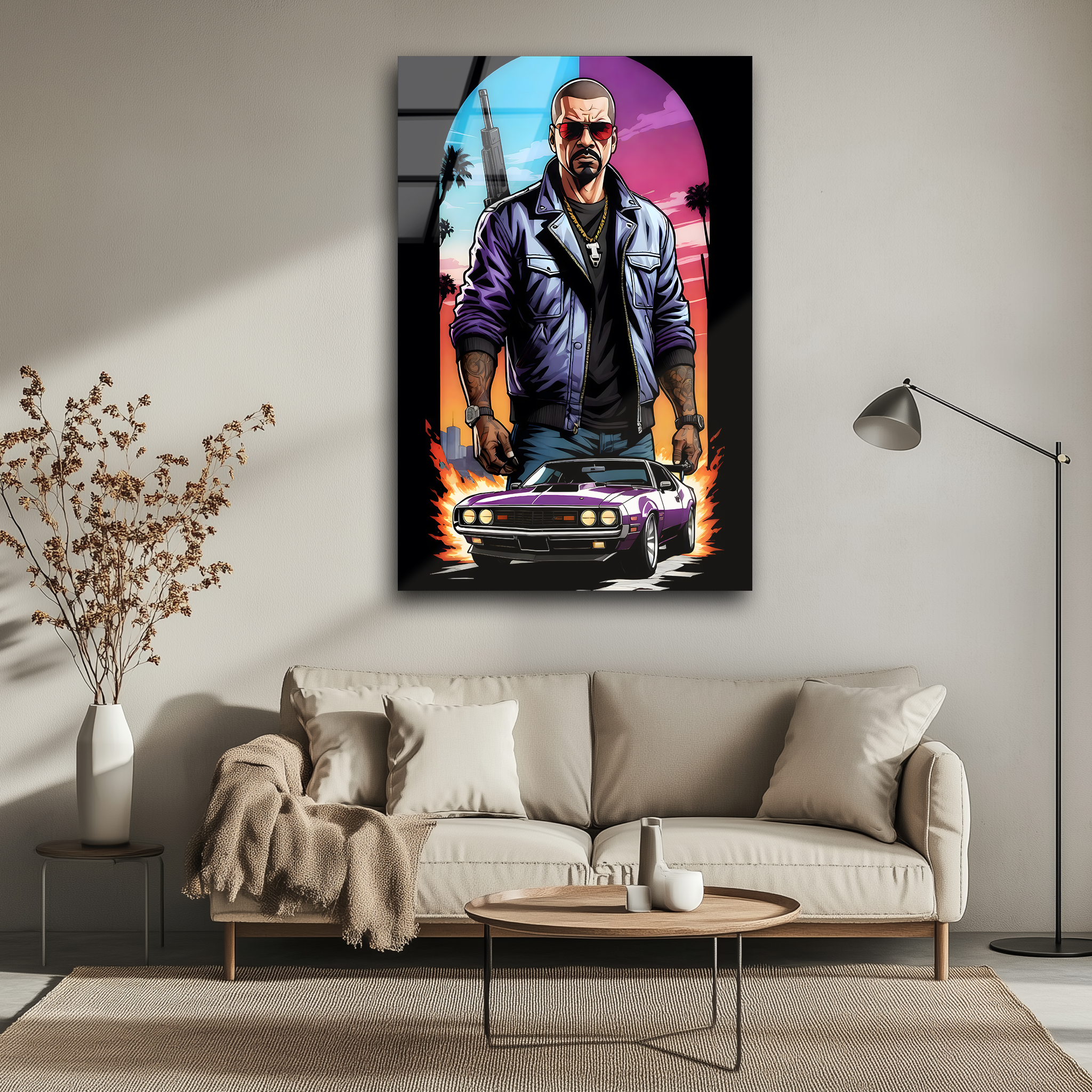 GTA | Premium HD Metal Wall Art