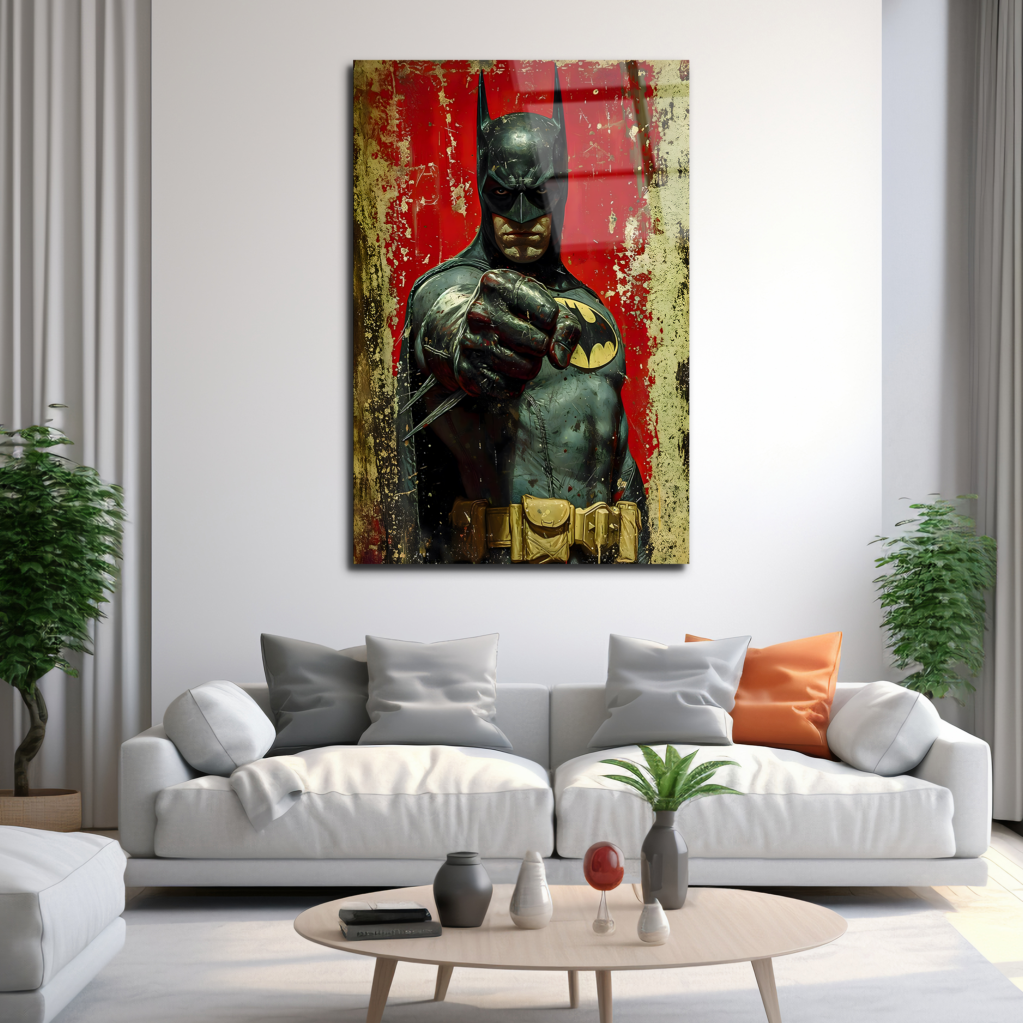 Batman: The Dark Knight | Premium HD Metal Wall Art