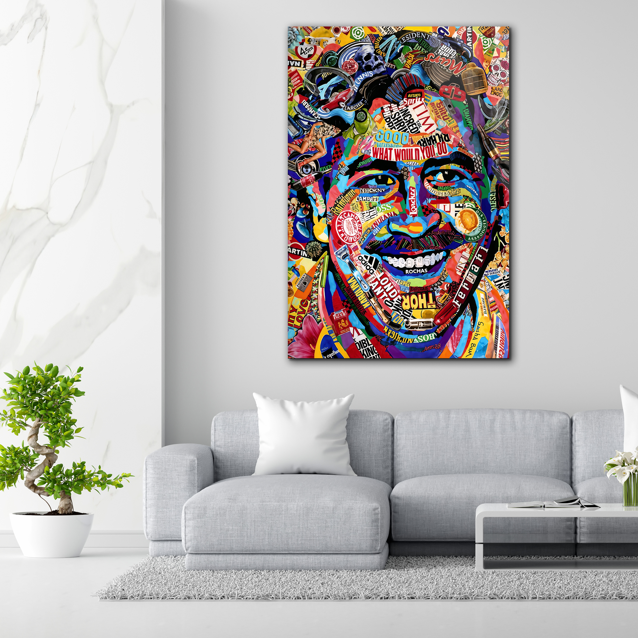 Pablo Escobar Smiling | Premium HD Metal Wall Art