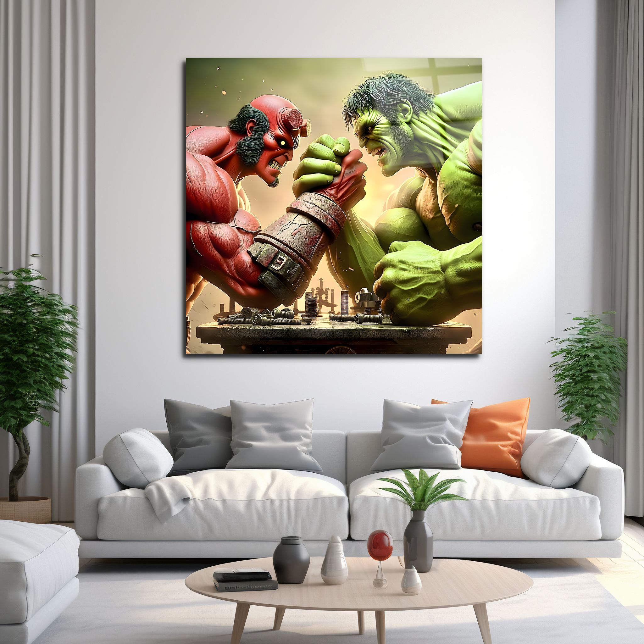 Hulk: The Power and Might | Premium HD Metal Wall Art