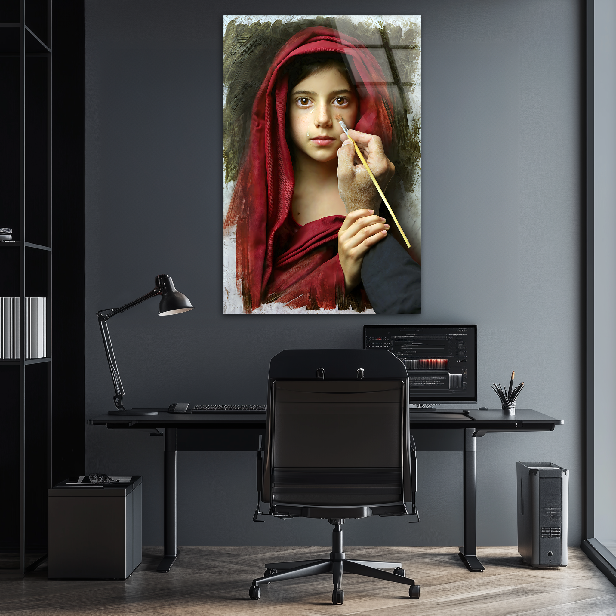 Surreal Portrait | Premium HD Metal Wall Art