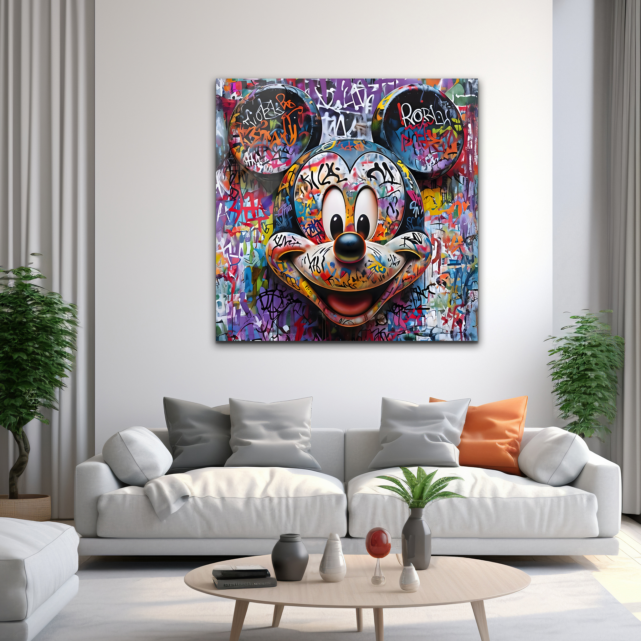 Mickey Mouse: The Icon of Joy and Adventure | Premium HD Metal Wall Art