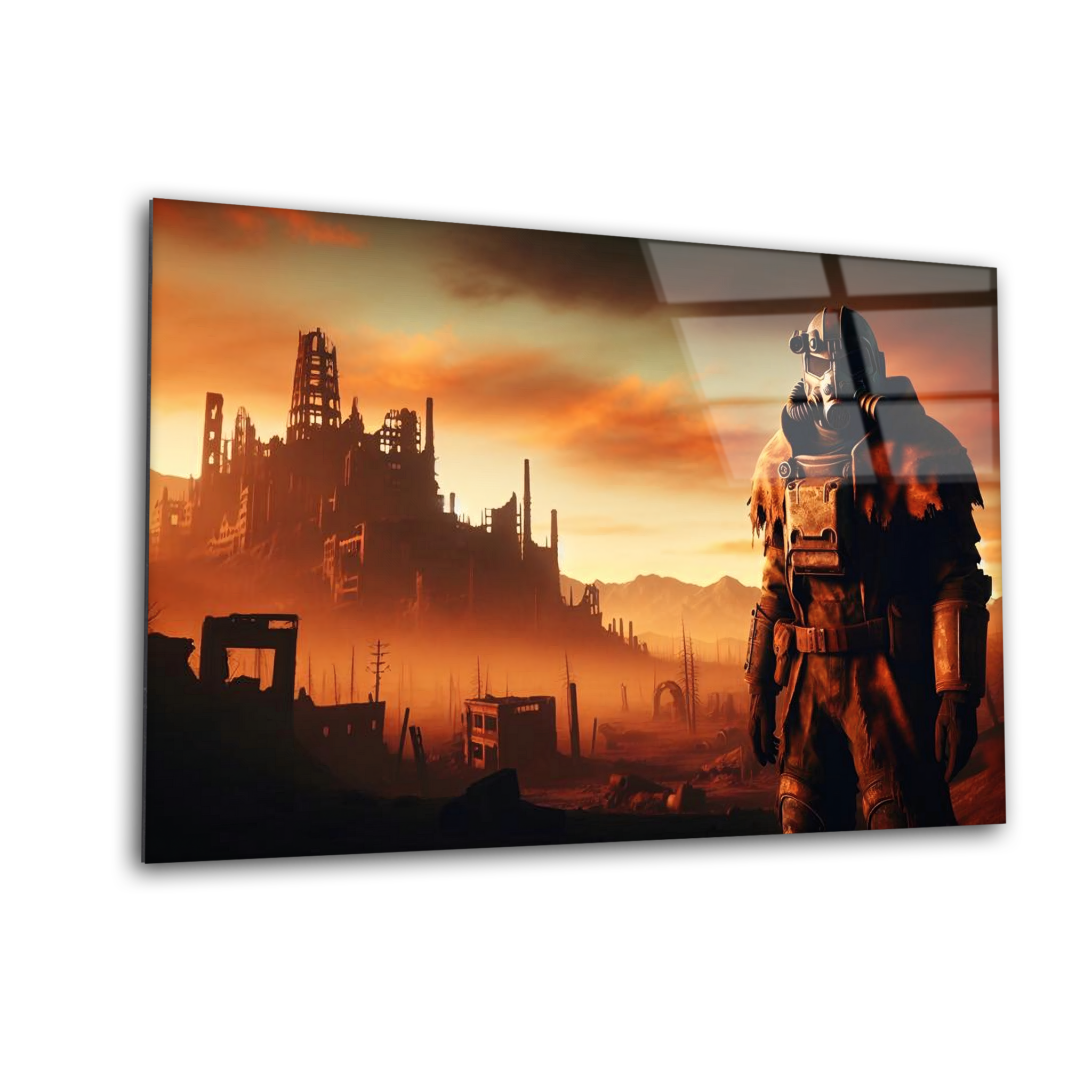 Fallout Wasteland | Premium HD Metal Wall Art
