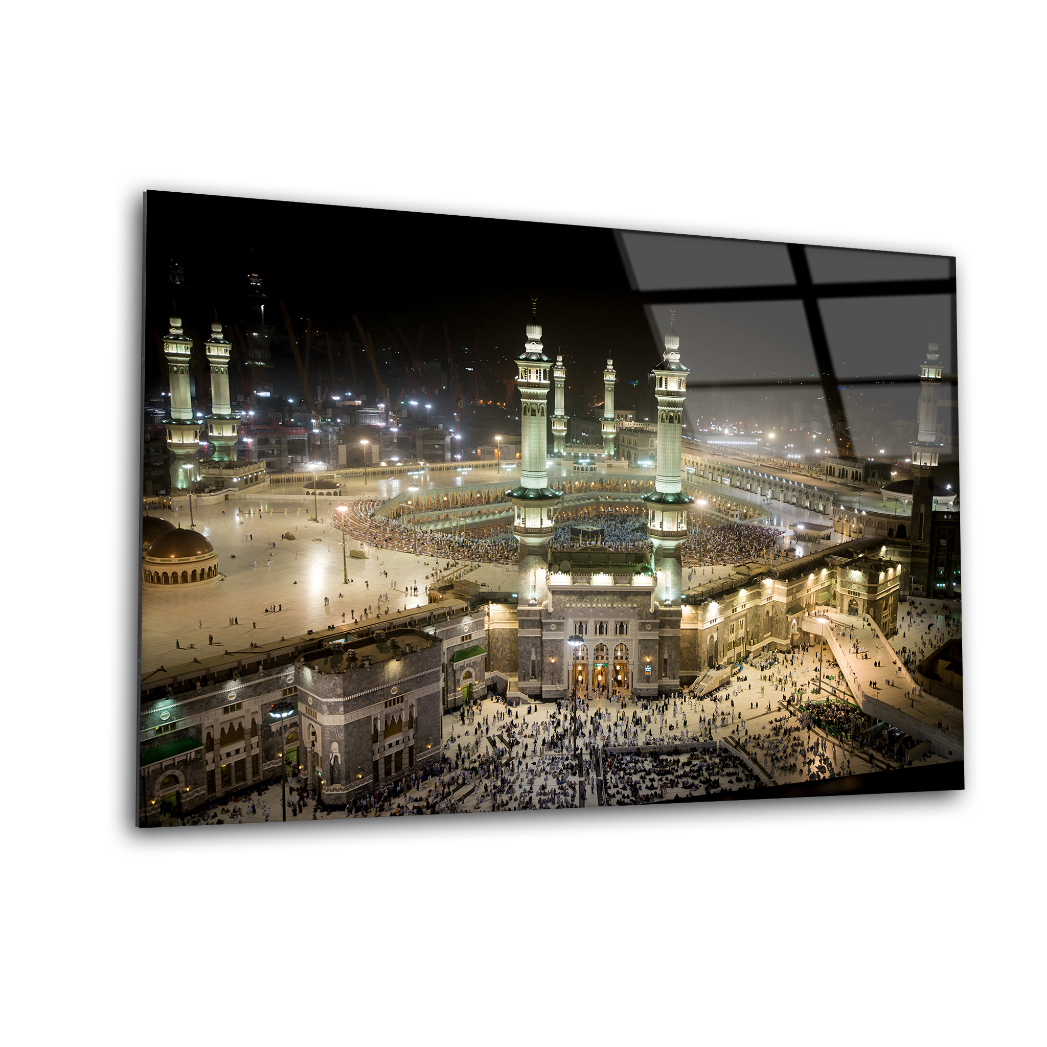 Mecca: The Sacred Holy Mosque | Premium HD Metal Wall Art