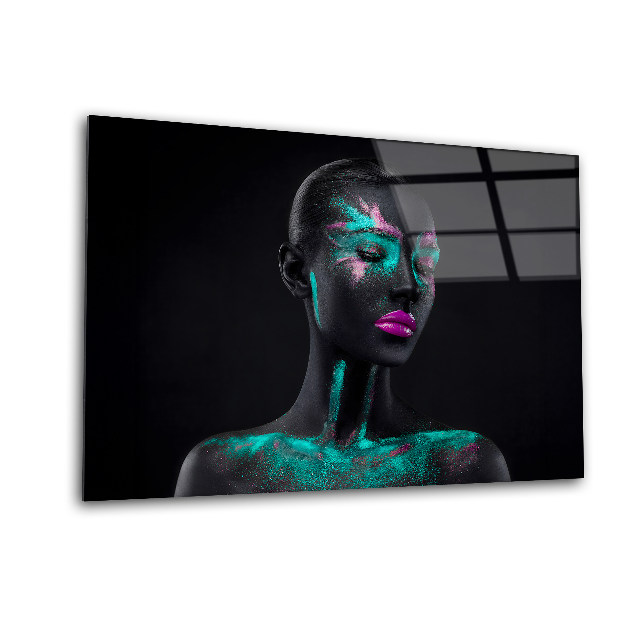 Bold Beauty Portrait | Premium HD Metal Wall Art