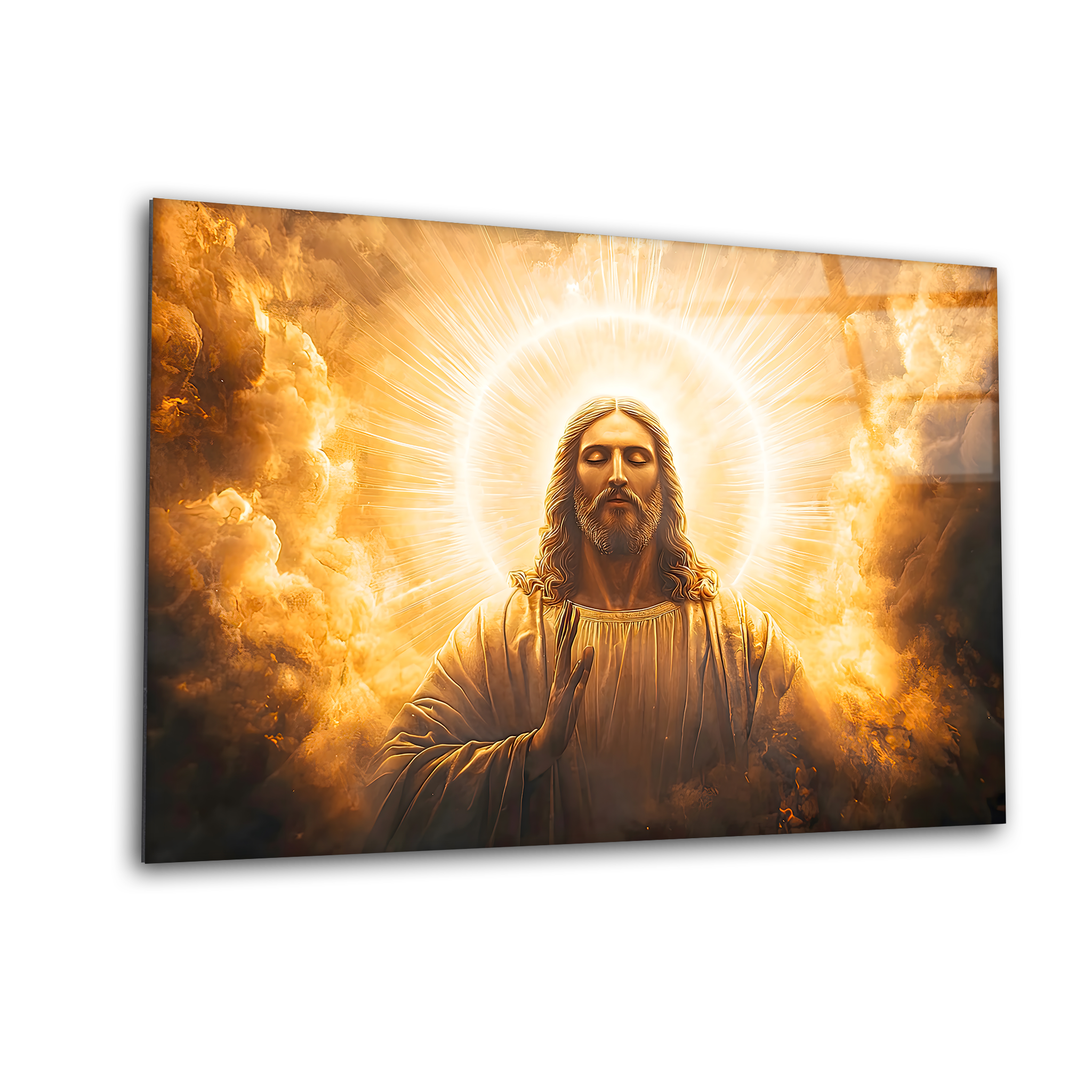 Jesus the Savior | Premium HD Metal Wall Art