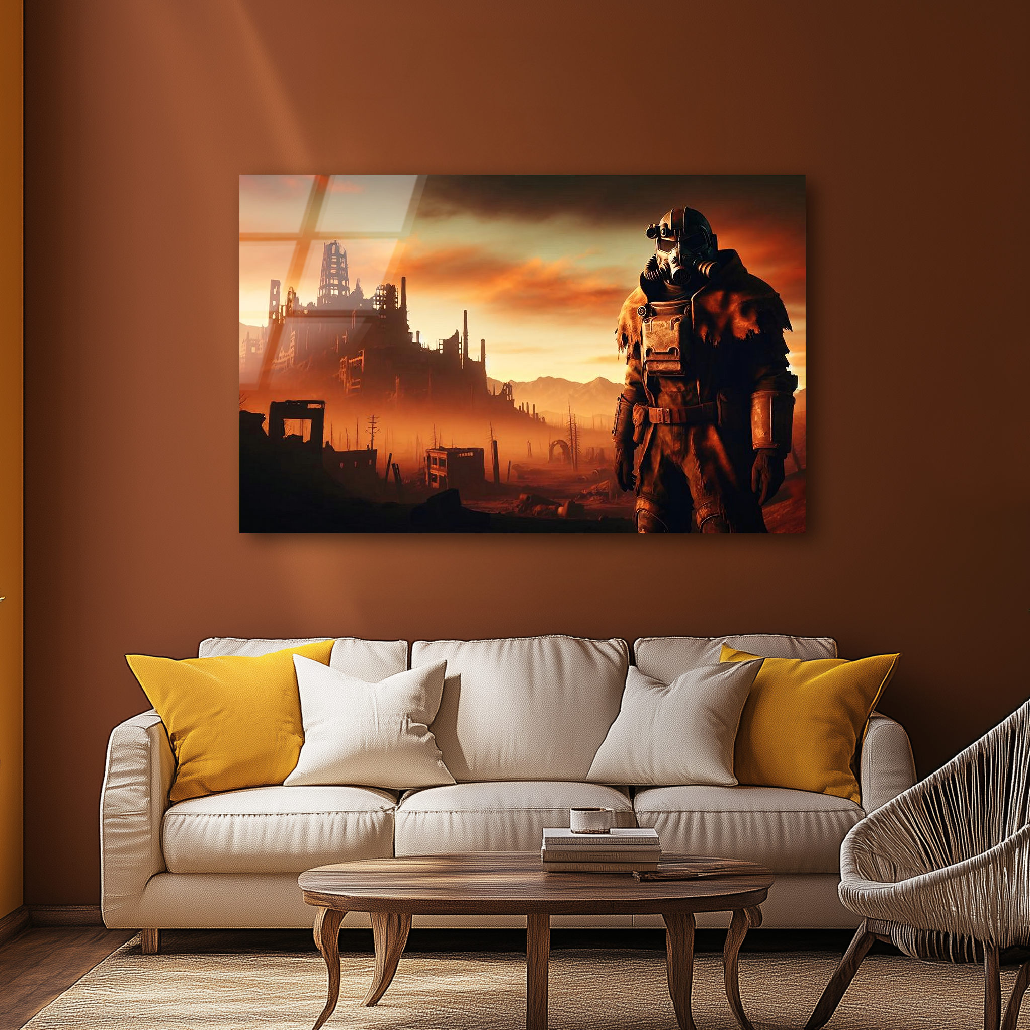 Fallout Wasteland | Premium HD Metal Wall Art
