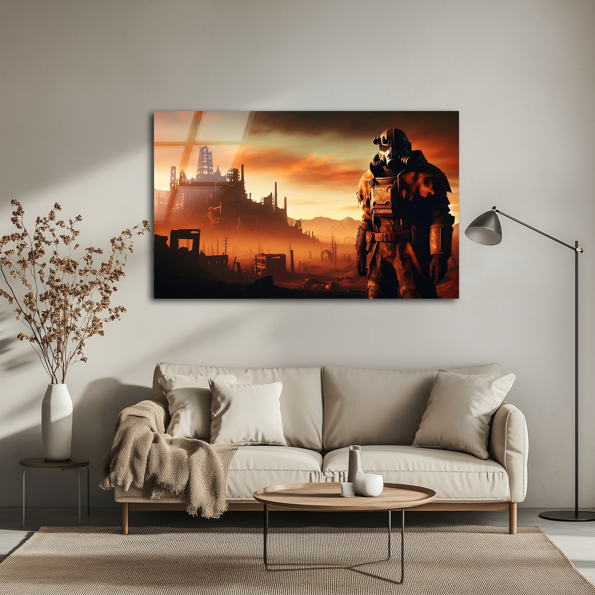 Fallout Wasteland | Premium HD Metal Wall Art