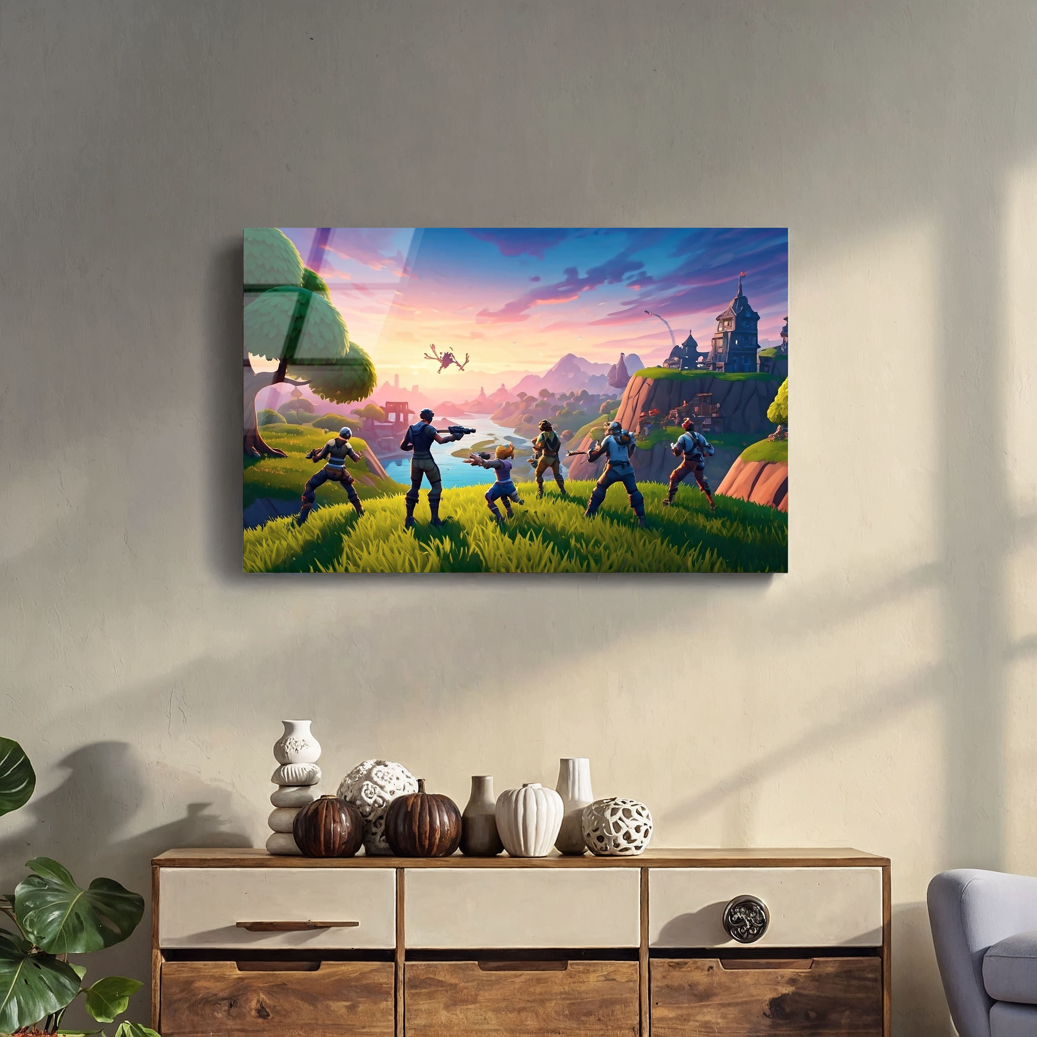 Fortnite Realms | Premium HD Metal Wall Art