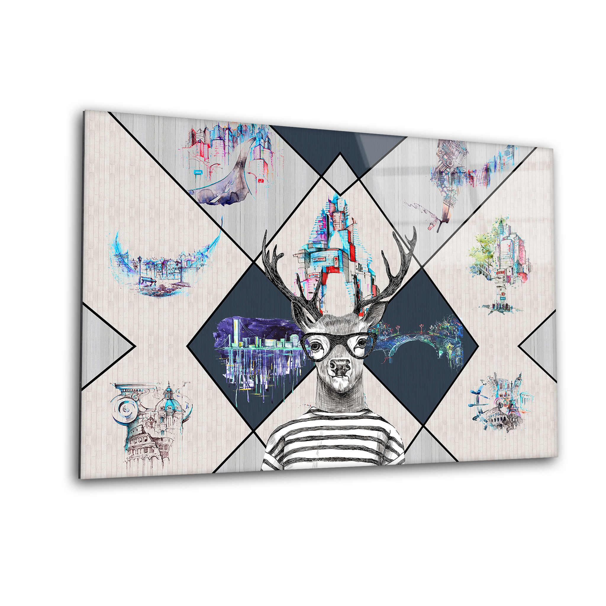 Oh Deer | Premium HD Metal Wall Art