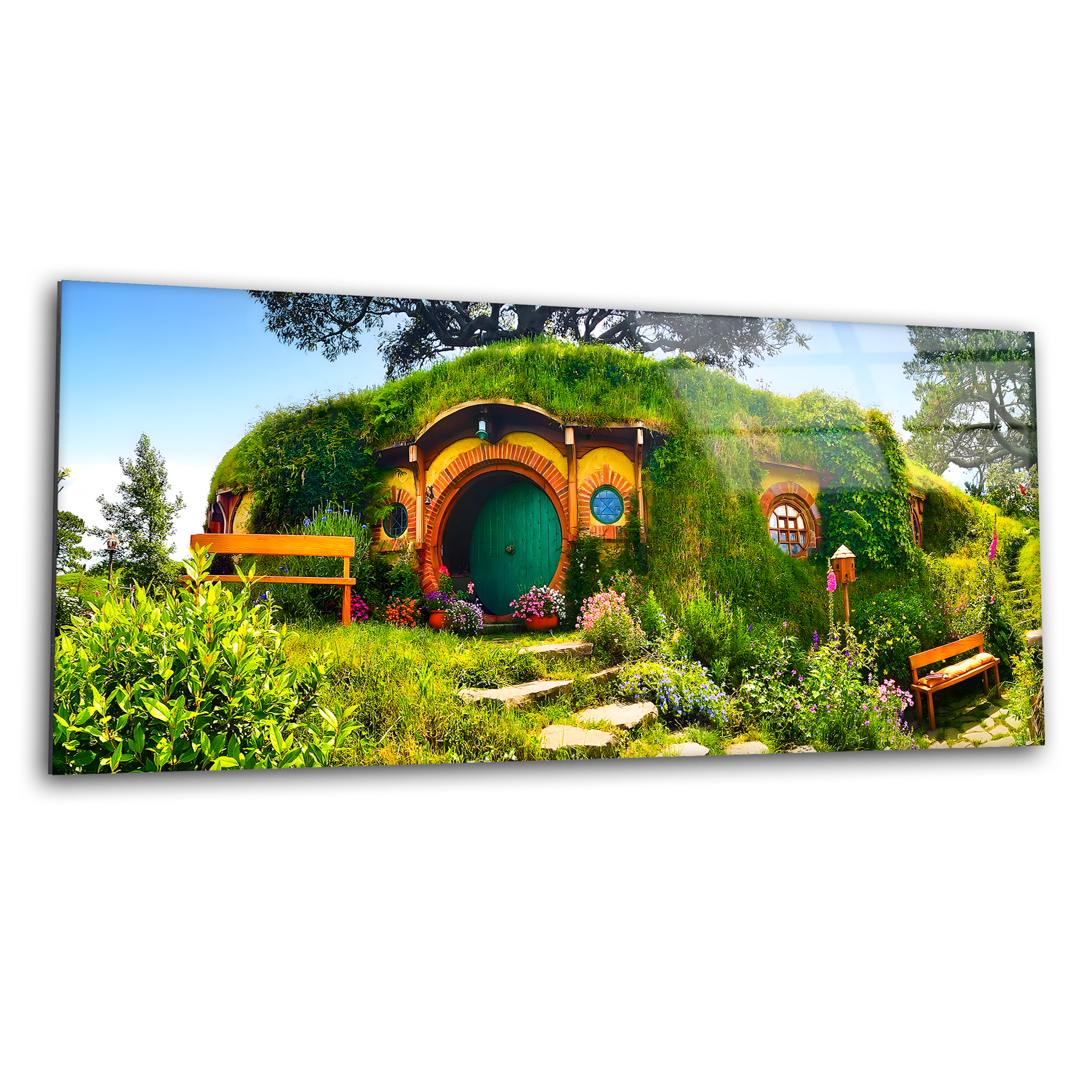 Hobbiton Movie Set | Premium HD Metal Wall Art