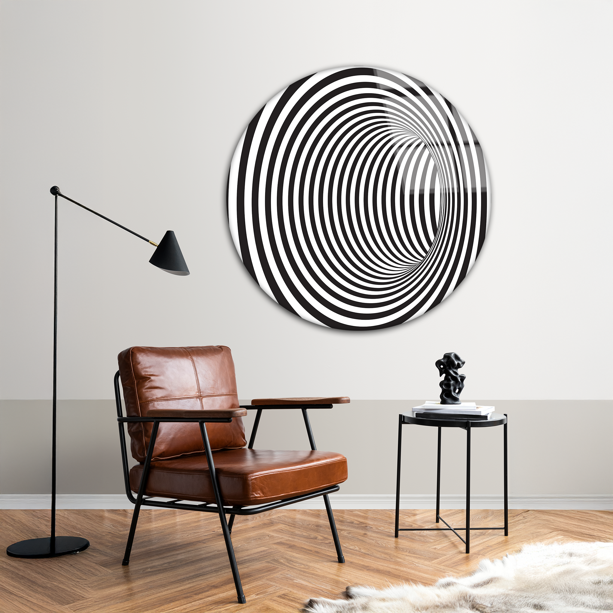 Illusion | Premium HD Round Wall Art