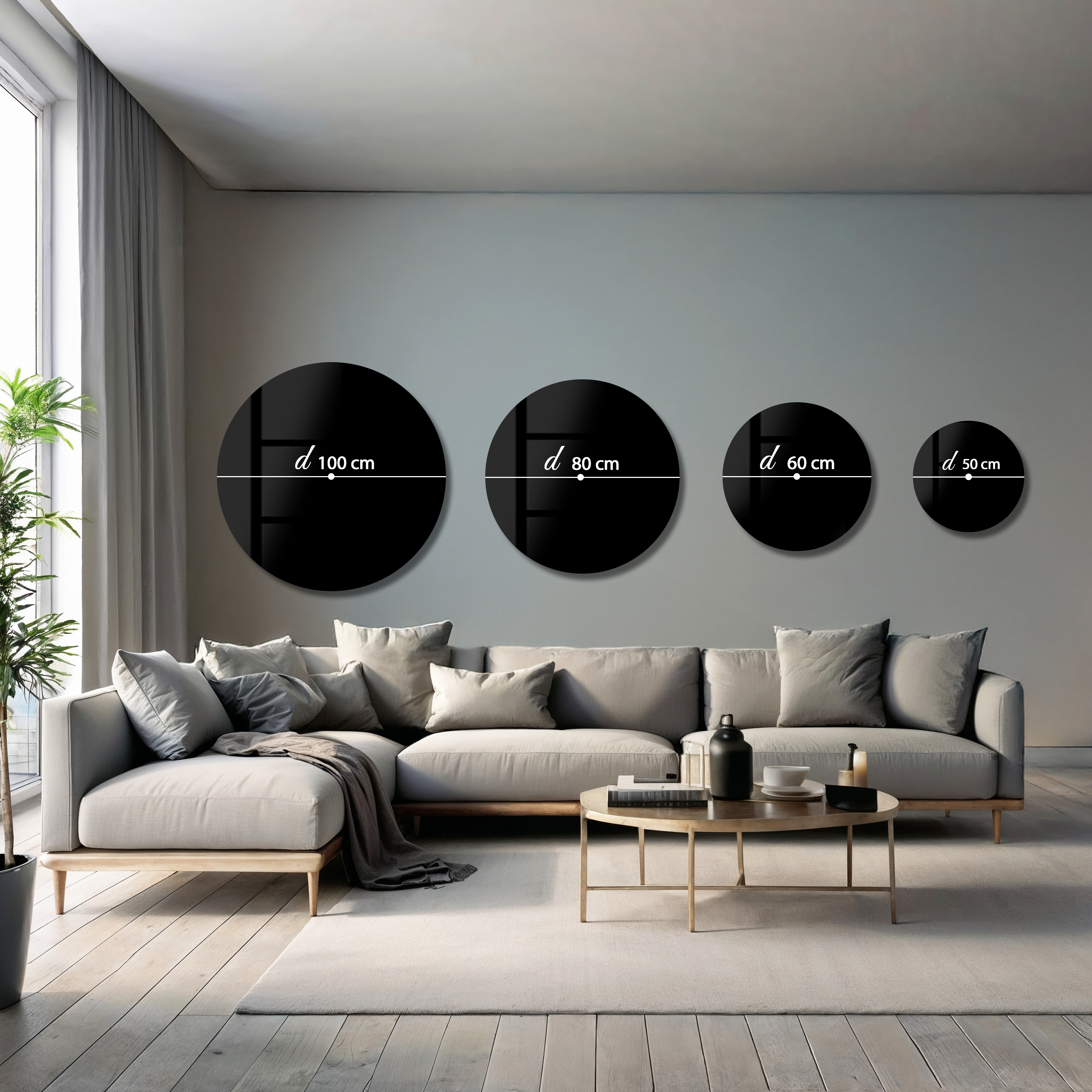 Brown Round Eye Close-Up | Premium HD Metal Wall Art