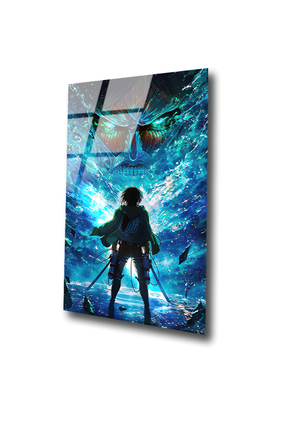 Eren Yeager: The Awakening Tide | Premium HD Metal Wall Art