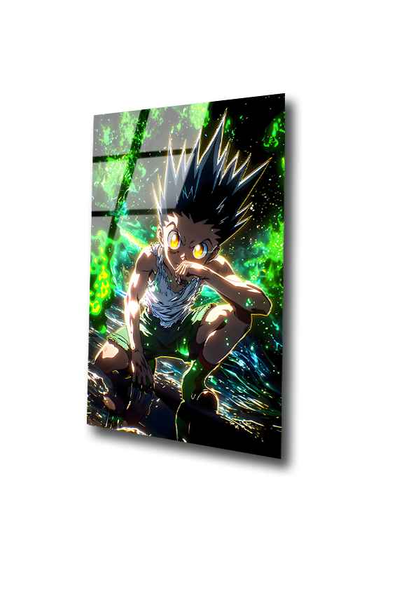 Gon : The Wild Heart of Determination | Premium HD Metal Wall Art