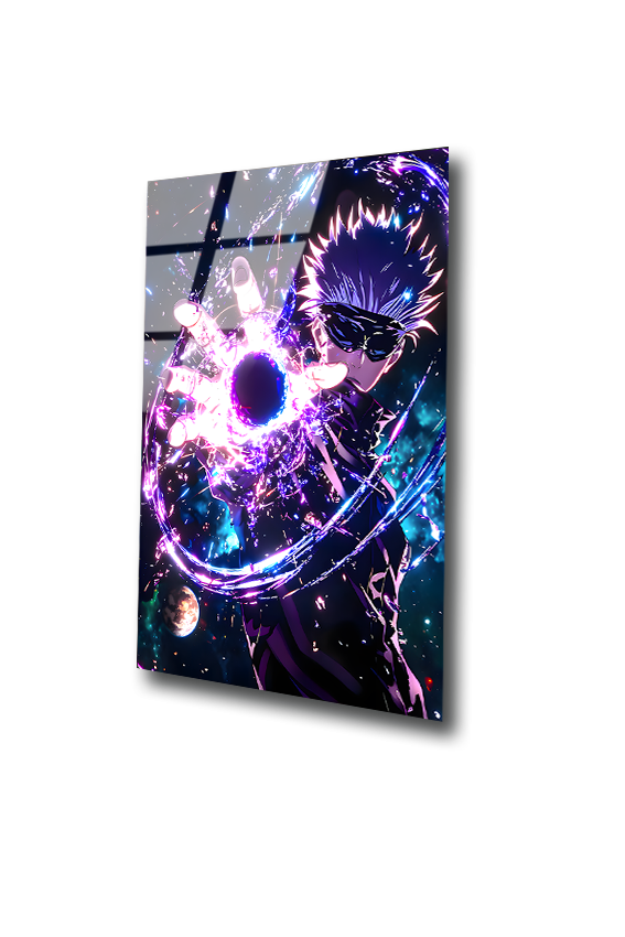 Gojo: The Limitless Sorcerer | Premium HD Metal Wall Art
