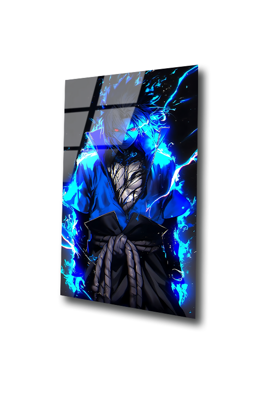 Sasuke: Avenger’s Inferno | Premium HD Metal Wall Art