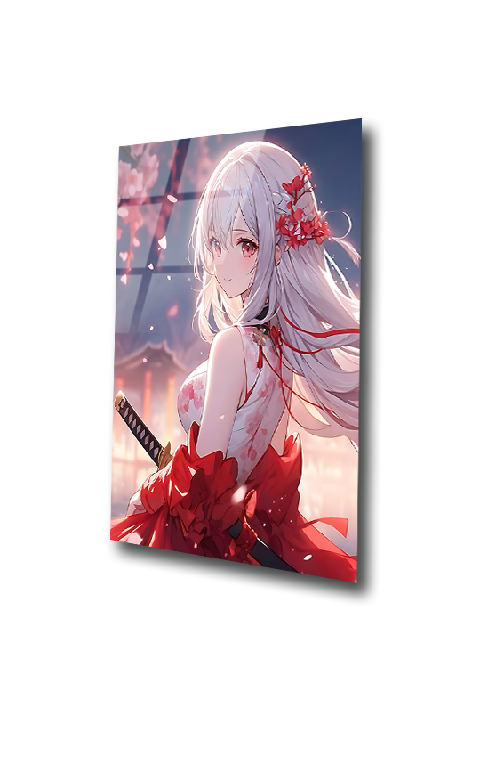 Yae Miko: Sakura Spirit of Elegance and Power | Premium HD Metal Wall Art