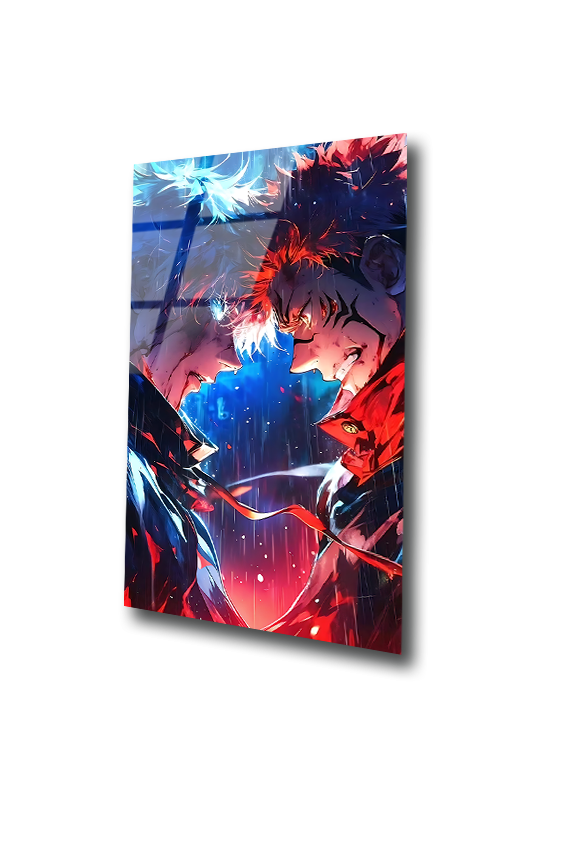 Gojo&Sukuna: Fate’s Collision | Premium HD Metal Wall Art