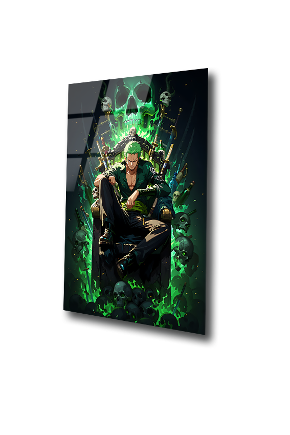 Zoro: The Demon Swordsman | Premium HD Metal Wall Art