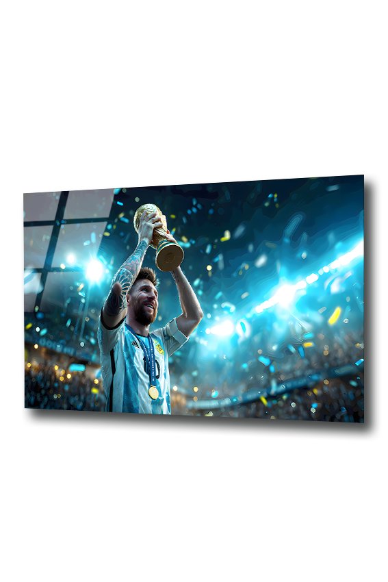 The Moment of Immortality – World Champion | Premium HD Metal Wall Art