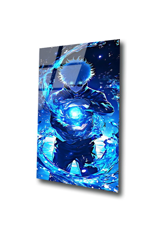 Gojo Satoru: Limitless Domain | Premium HD Metal Wall Art