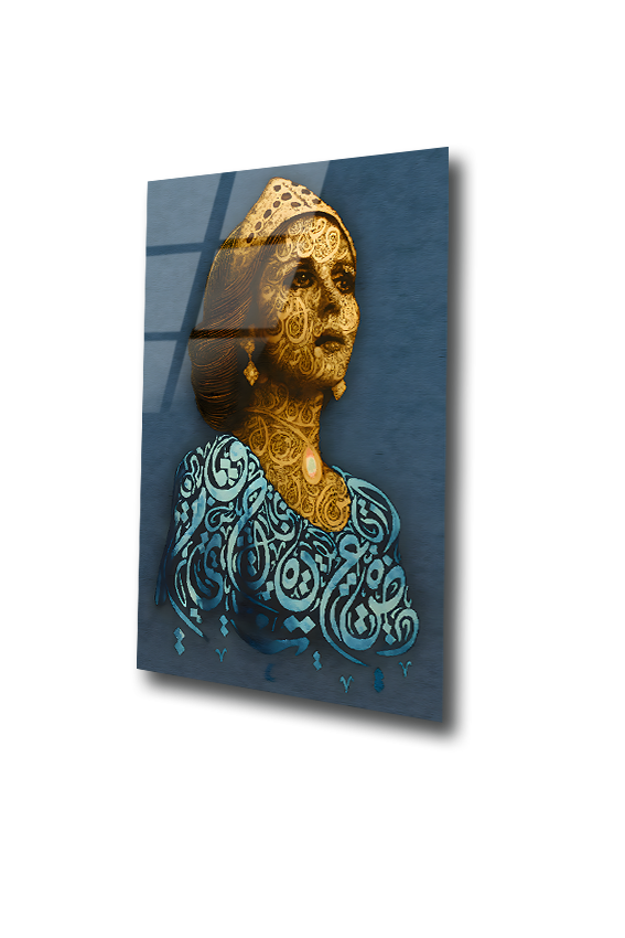 Voice of the Cedar – The Lady of Lebanese Song fayrouz | Premium HD Metal Wall Art