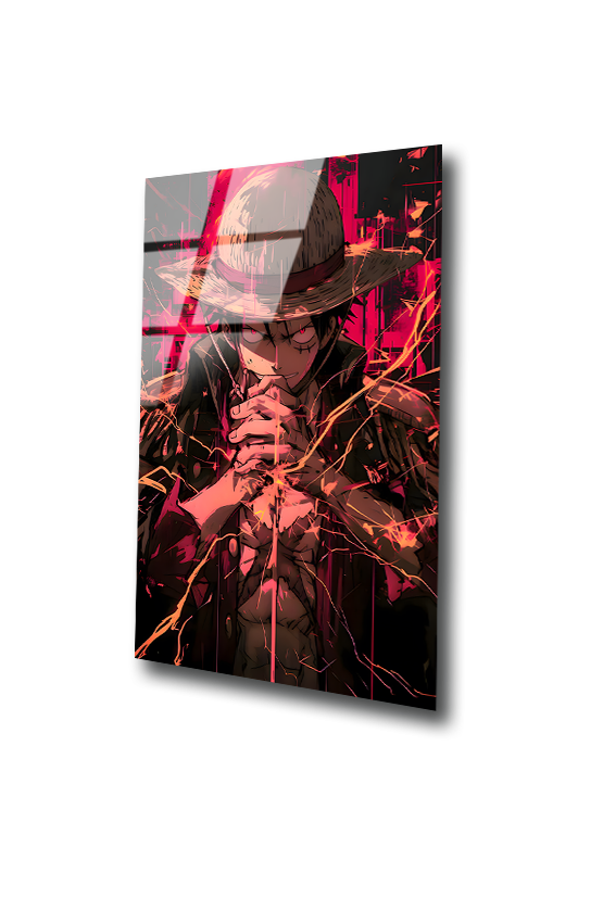 Luffy: The Wrath of the Pirate King| Premium HD Metal Wall Art