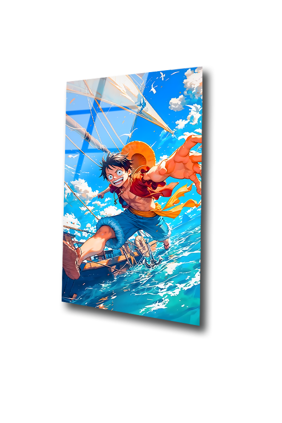 Luffy: The Boundless Dreamer| Premium HD Metal Wall Art
