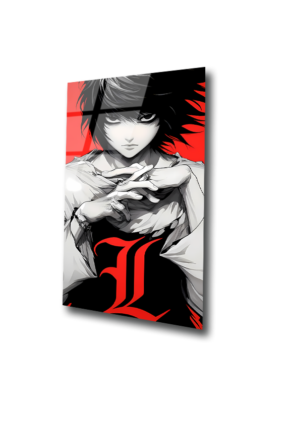 L: The Shadow of Justice | Premium HD Metal Wall Art