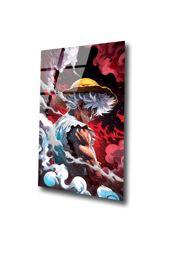 Luffy: The Dawn of the Sun God | Premium HD Metal Wall Art